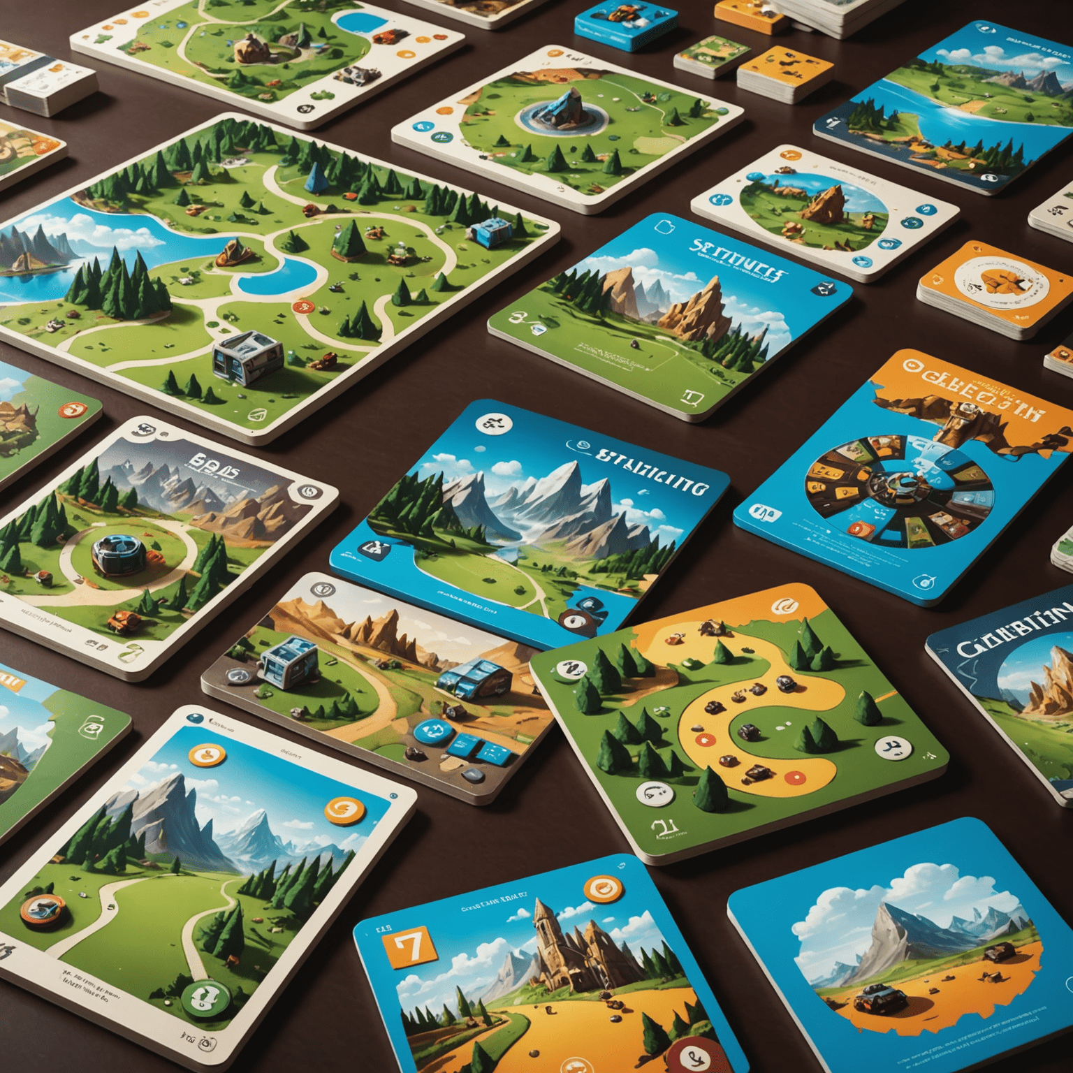 A collage showing the stages of board game development, from initial sketches and prototypes to final production and packaging. The image illustrates the journey of bringing a game to life.